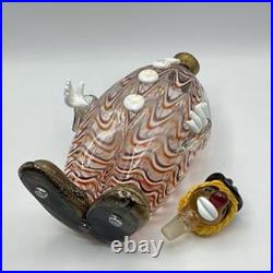 Vintage Murano Italian Art Glass 12-Inch Clown Decanter GORGEOUS