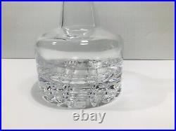 Vintage Orrefors Crystal Glass Erik Decanter Designed By Ollie Alberius Sweden