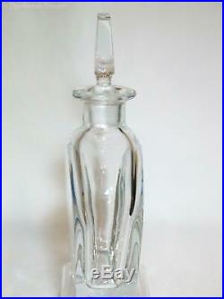 Vintage Orrefors Glass Schnapps Decanter by Nils Landberg, Signed. VGC