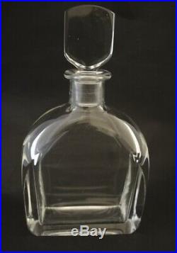 Vintage Orrefors Polished Crystal Spirit Decanter Evard Hald 1933