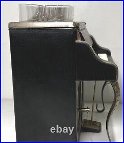 Vintage Piano 1950 Decanter holder Shot Glass Mini Bar Music Box