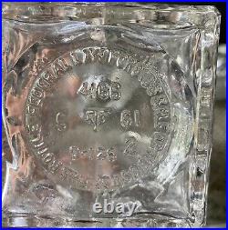 Vintage Pressed Glass Liquor Decanter X 24 PB0 Crystal Vase X 3 Toe Bowl X Bowl