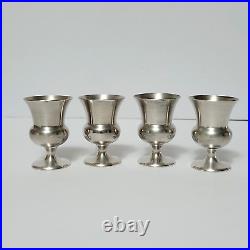 Vintage RARE Gorham Sterling Silver 7PC CORDIAL SET withGlass Decanter & Tray 1300