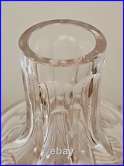 Vintage Ralph Lauren Herringbone Crystal Carafe And Tumbler Set Signed