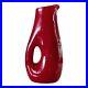 Vintage-Red-Pierced-Hole-Art-Glass-Wine-Decanter-Jug-Carafe-01-us