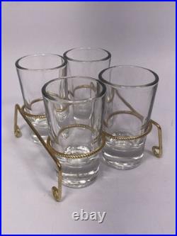 Vintage Rolls Royce Convertible Barware Set Music Box and Decanter 4 Glasses