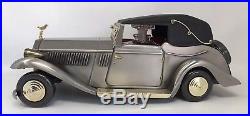 Vintage Rolls Royce Metal Car Decanter/Shot Glasses/whiskey/music Box/Free Ship