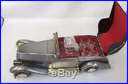 Vintage Rolls Royce Metal Car Decanter/Shot Glasses/whiskey/music Box/Free Ship