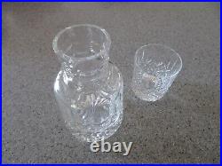 Vintage STUART CRYSTAL ritzy bedside water carafe and glass CAMBRIDGE pattern