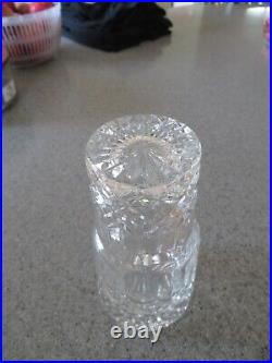 Vintage STUART CRYSTAL ritzy bedside water carafe and glass CAMBRIDGE pattern