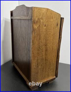 Vintage Shakespeare Fake Faux Book Wood Decanter Box Shot Glass Set Office Decor