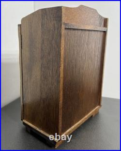 Vintage Shakespeare Fake Faux Book Wood Decanter Box Shot Glass Set Office Decor