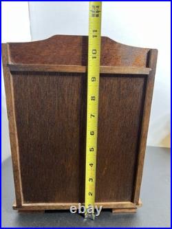 Vintage Shakespeare Fake Faux Book Wood Decanter Box Shot Glass Set Office Decor