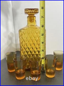 Vintage Shakespeare Fake Faux Book Wood Decanter Box Shot Glass Set Office Decor