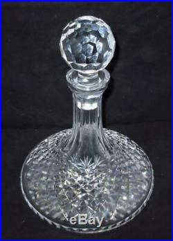 Vintage Ships Decanter & Stopper Alana by Waterford Crystal Liquor Bar Wine EUC