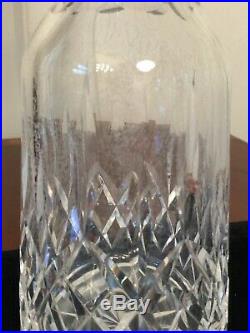 Vintage Signed WATERFORD CRYSTAL Lismore Pattern Spirits Liquor Wine Decanter