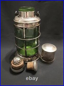 Vintage Silver Plated ASPREY Ship's Lantern Decanter / Cocktail Shaker