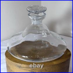 Vintage Silverbrook Art Glass Ships Decanter No. 600S Mid Century Wine Carafe