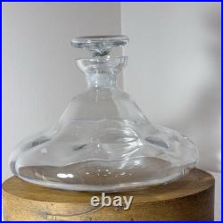 Vintage Silverbrook Art Glass Ships Decanter No. 600S Mid Century Wine Carafe