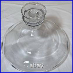 Vintage Silverbrook Art Glass Ships Decanter No. 600S Mid Century Wine Carafe