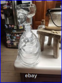 Vintage Skeleton Decanter With Shot Glass Lid Really Cool Home Decor Collectible