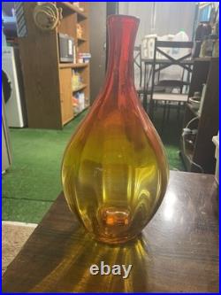Vintage Tangerine Decanter