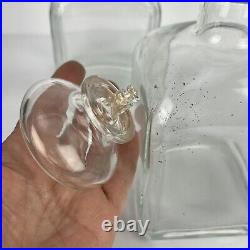 Vintage Tantalus Italy Glass Liquor Decanter 3 Bottles Italian