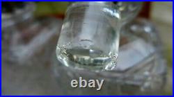 Vintage Tantalus With 3 Cut Glass Decanters Grinsell's Patent Lock Original Key