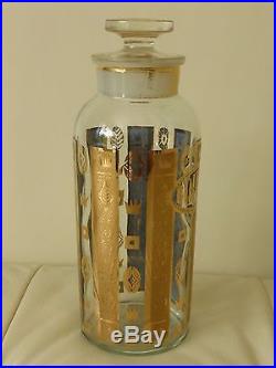 Vintage Tcw & Co Georges Briard Signed Glass Decanter Bottle