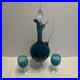 Vintage-Teal-Murano-Empoli-Glass-Decanter-Set-with-2-Twisted-Stem-Glasses-01-zs