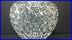 Vintage Thomas Webb English Cut Crystal 12.25 Cordial Decanter, Signed