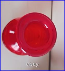 Vintage Toscany Empoli 16.5 Red Triple Genie Bottle excellent No chips/cracks