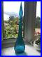 Vintage-Turquoise-Hobnail-MCM-Italian-Empoli-Genie-Bottle-Decanter-Bubble-Glass-01-tagt