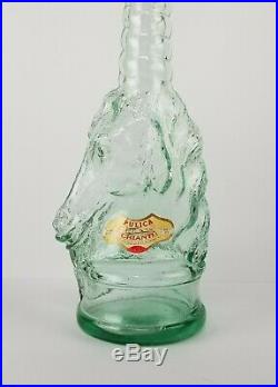 Vintage Unicorn Bottle Decanter Large Floor Display Chianti 27in Italy Italian