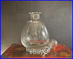 Vintage Val St Lambert Crystal Gevaert Decanter Belgium