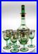 Vintage-Venetian-Green-Decanter-With-6-Cordial-Glasses-With-24k-Gold-Accent-1960-01-oyc