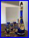 Vintage-Venetian-Murano-Cobalt-Blue-With-24k-Gold-Decanter-And-Glasses-01-iuj
