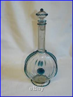 Vintage Venetian Salviati glass decanter and stopper