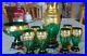 Vintage-Victorian-glass-wear-bohemian-emerald-glass-Decanter-Set-6-Large-Bowl-01-fz