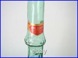 Vintage Vino Rosso Da Tavola Italian Long Neck Wine Bottle 44 Unique Design