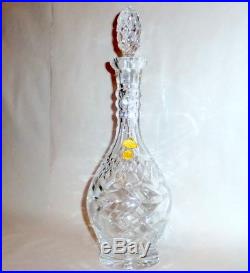 Vintage W Germany Fully Hand Cut Lead Crystal 15 Heavy Ornate Decanter