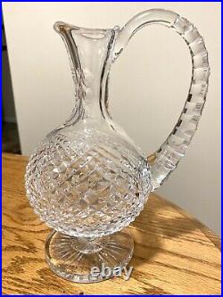 Vintage WATERFORD ALANA PRESTIGE Collection Claret Crystal Footed DecanterSigned