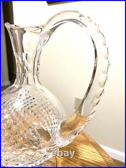 Vintage WATERFORD ALANA PRESTIGE Collection Claret Crystal Footed DecanterSigned