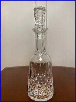 Vintage WATERFORD CRYSTAL Lismore Pattern Spirits Liquor Wine Bar Decanter