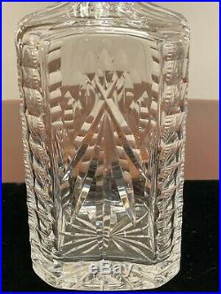 Vintage WATERFORD CRYSTAL Square 10 Giftware Spirits Wine Liquor Decanter