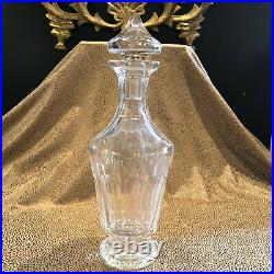 Vintage Waterford Clear Crystal Liquor Decanter with Stopper Marked