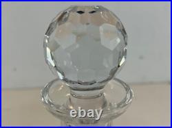 Vintage Waterford Clear Large Cut Glass Decanter