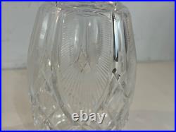 Vintage Waterford Clear Large Cut Glass Decanter
