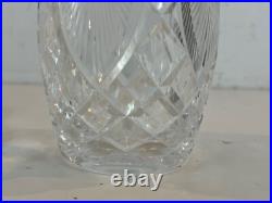 Vintage Waterford Clear Large Cut Glass Decanter