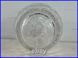 Vintage Waterford Clear Large Cut Glass Decanter